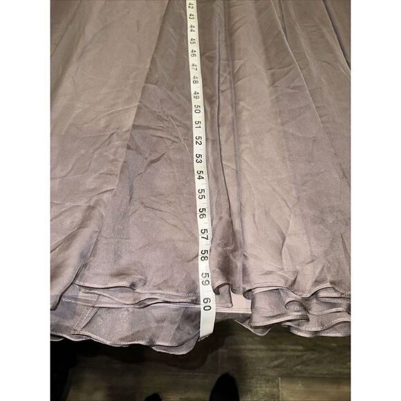 La Femme Chiffon Laced Gown. Size 16. Dark Mauve. NWOT. 14 - Picture 10 of 11